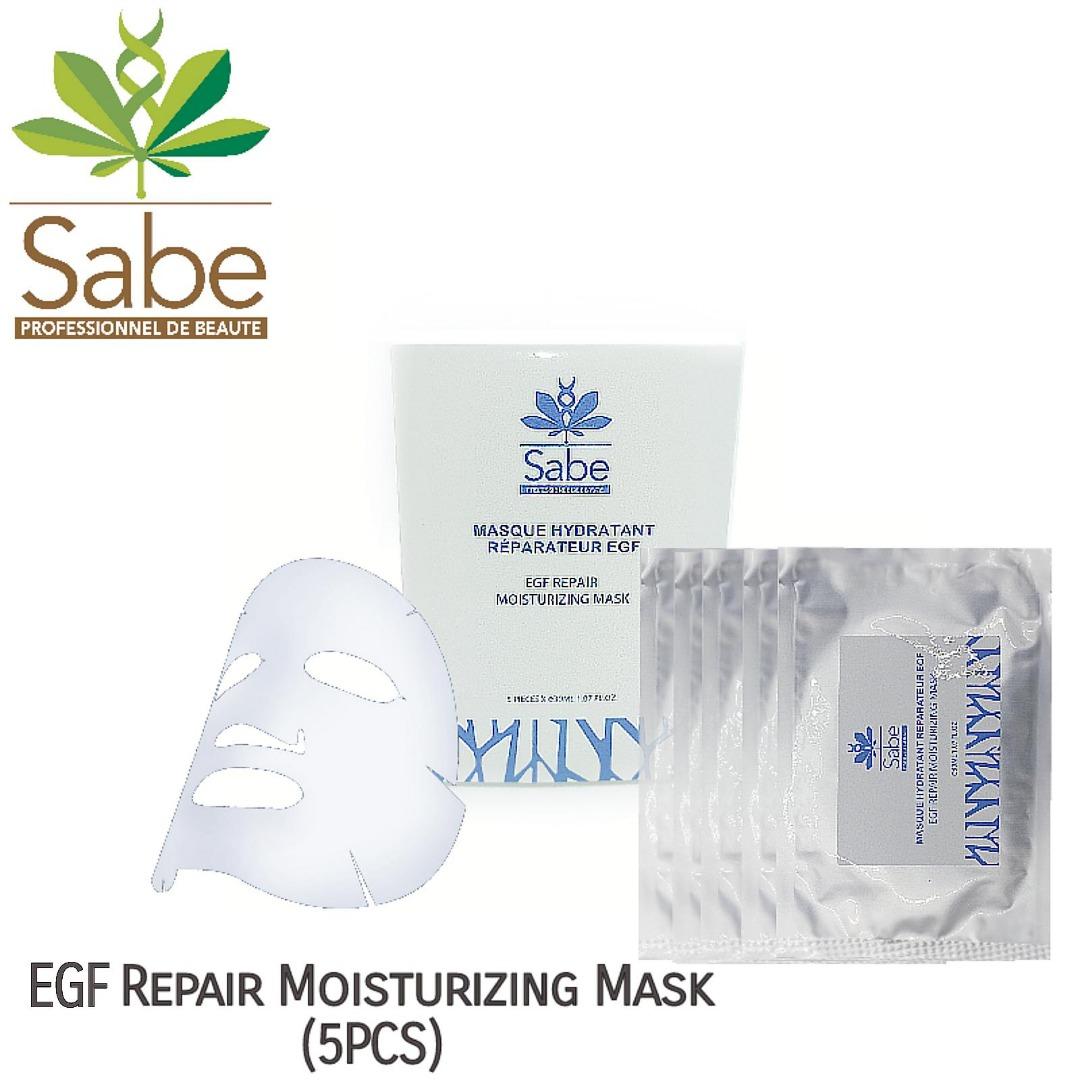 Sabe EGF 冰肌保濕修復蠶絲面膜 (一盒5片)