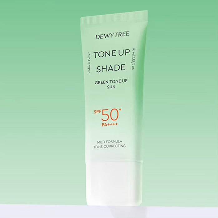 Dewytree 去紅舒緩鎮靜綠色調色防曬乳 (40ml) SPF 50+ PA++++ (適合泛紅肌膚)￼