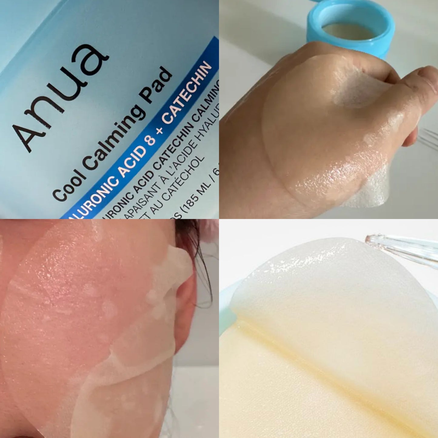 New!! Anua 8重玻尿酸兒茶素保濕抗氧化 鎮靜舒緩棉片 (110片+refill 110片)