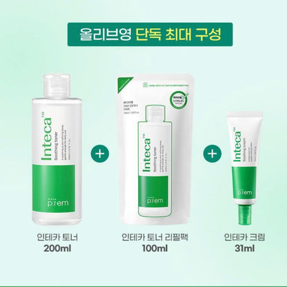 Make P:rem Inteca 鎮靜爽膚水 (200ml+送100ml補充裝+31ml cream)