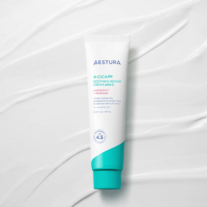 AESTURA A-Cica 365舒緩修護面霜 pH4.5 (60ml) (送乳霜 20ml+2 片面膜)