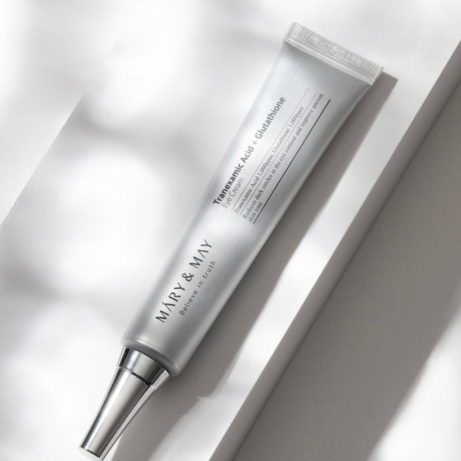 Mary & May Tranexamic Acid+ Glutathione Eye Cream 去黑眼圈必備眼霜 (12g)
