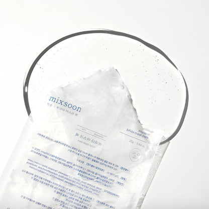 Mixsoon 高端品牌護膚品成份二裂酵母緊致毛孔保濕面膜(一盒5片)